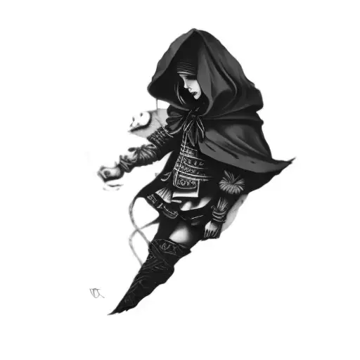 A Red Riding Hood And Teh Woolf In On Person