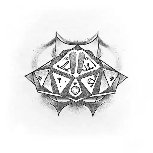 Forearm Sleeve With Dice And Cards