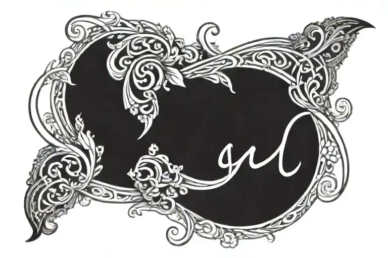 Siri Name With Infinity Symbol Made