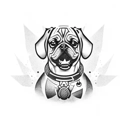 Dog With Machine Gun