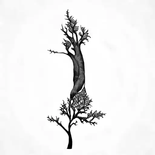 A Tattoo Of A Tree