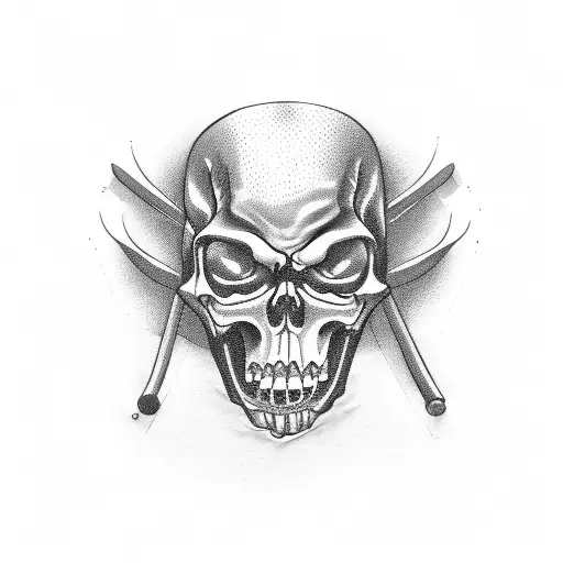 Grim Reaper On A Bike