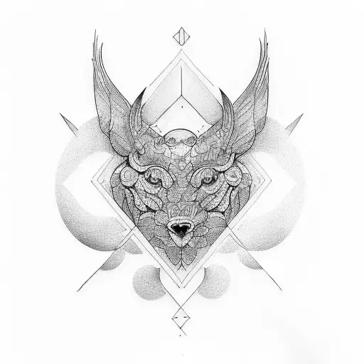 Design A Tattoo That Represents The Balance Between Light And Darkness