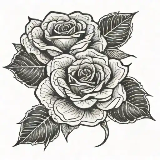 Money Roses Blooming