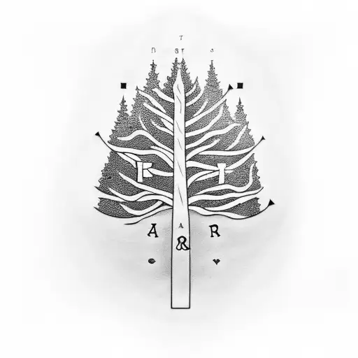 Tree Incorporating Letters A R T