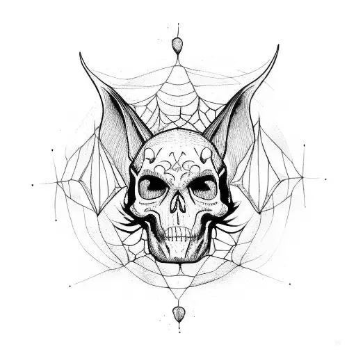 Witch Cat Skull Spider
