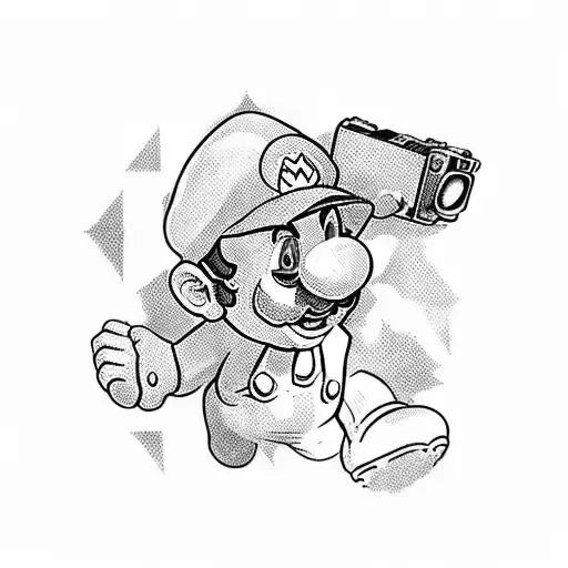 Super Mario With Camera