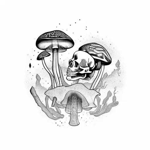 Scorpio Skeleton Growing Psychedelic Mushrooms