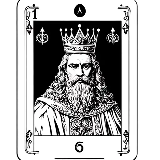 The King Tarot Card