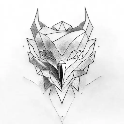 Geometric Raven Death