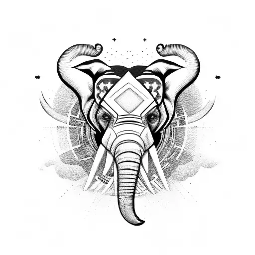 Combine An Elephant And An Eagle In A Dynamic And Powerful Design