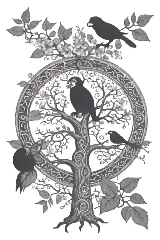 Tree Of Life With Monkey