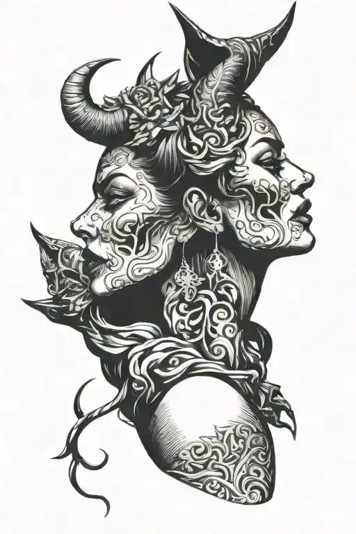 Demon Woman Whispers In Ear