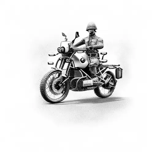 Austrian Soldier With Bmw 3 Series Car Ktm Motorcycle And The Country Austria