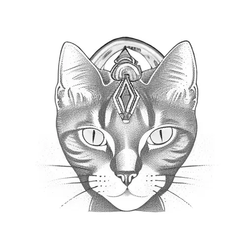 Cycling Inspired Tattoo Incorporating A Cat And Rainbow Elements