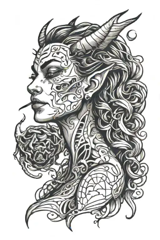 Demon Woman Whispers In Ear