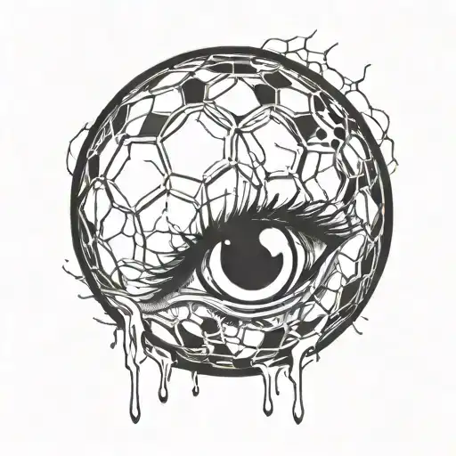 Soccer Ball In An Eye