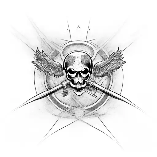 Motorcycle And Reaper Merging Into One Entity