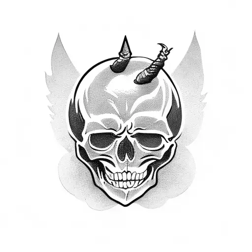 Hooded Skeleton Devil