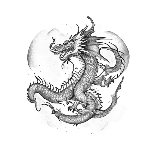 Dragon Breathing Lightning