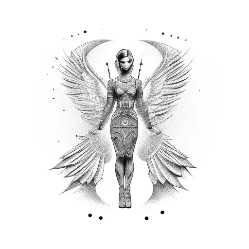 The Angel Of A Woman Who Is A Soldier