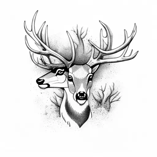 Nature With Deer And Guns And Dirt Bikes