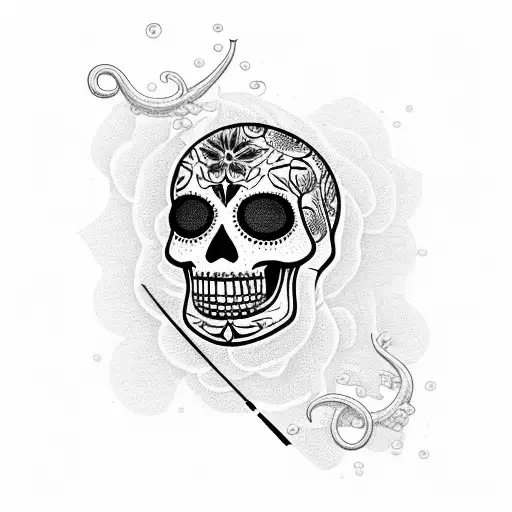 Sugar Skull And Fishing