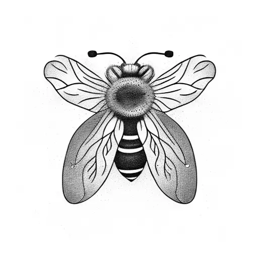 Morning Glory With A Bee