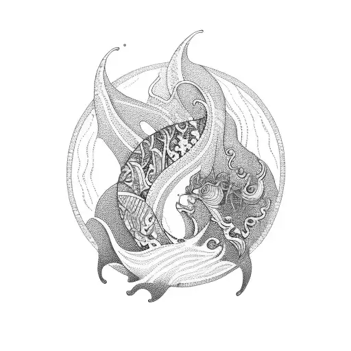 Ocean Waves Incorporating Elements Of Handmade Boho Style