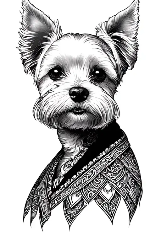 Portrait Of The Maltese Bolonka