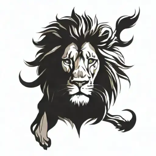 Lion Turk Tattoo Design
