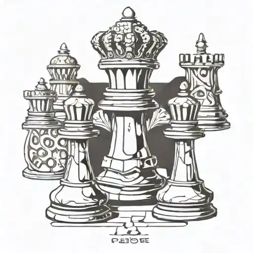 Chess Pieces Morphing Into Administrative Symbols