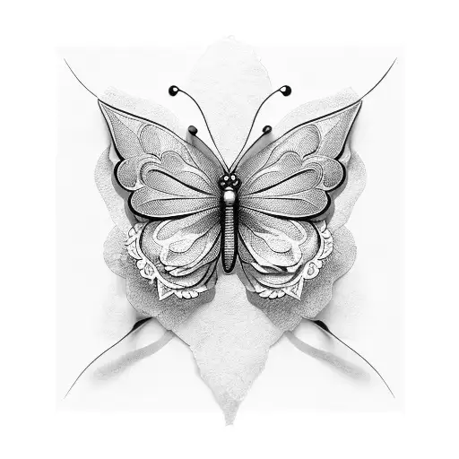 Flower Bracelet Butterfly Trippy