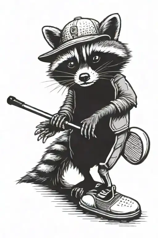 Golf Raccoon Putter