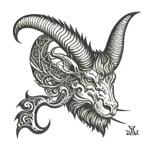 Capricorn With Name Sebastian