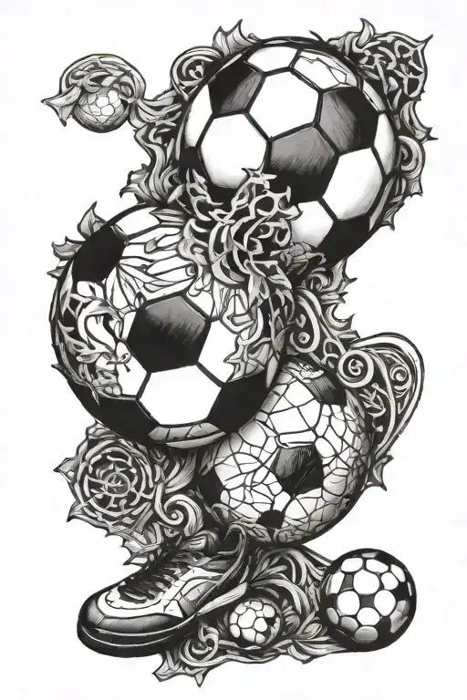 Sicilian Trincaria With Soccer Ball