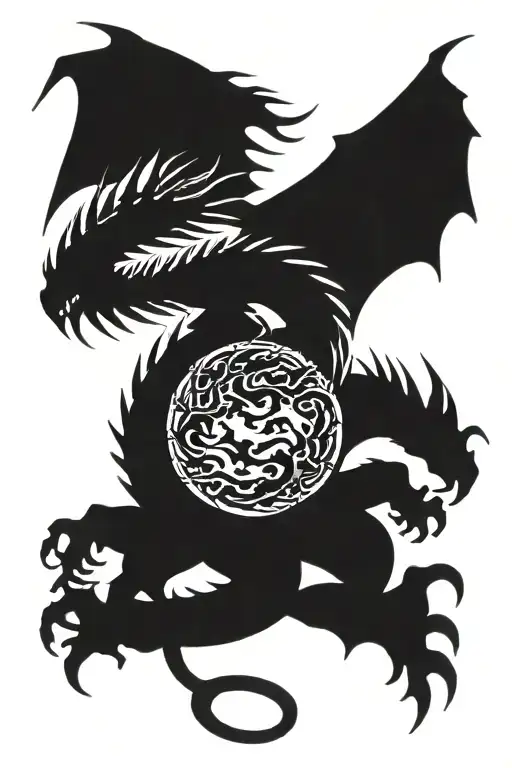 Dragon Chained With Words