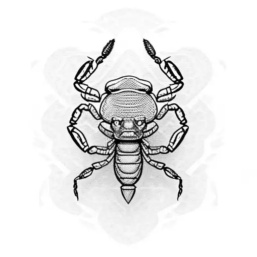 Combining A Scorpion With A Military Theme