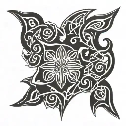 Celtic Animal Tile Leg Band