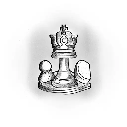 Chess Piece Representing Strategic Leadership