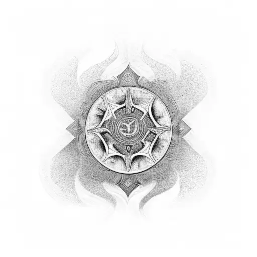 Spiritualistic Symbol For The Big Picture