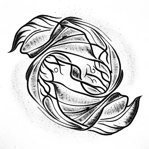 Yin Yang Cannabis Leaf