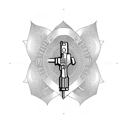 Gun With A Ribbon That Says Mccormick