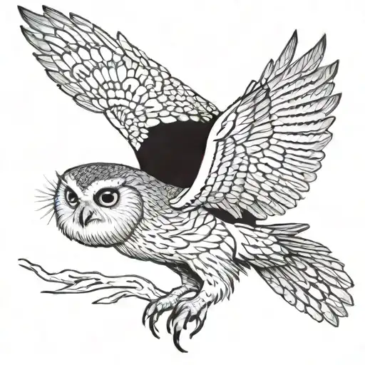 Pels Fishing Owl Flying With A Fish In Its Grasp
