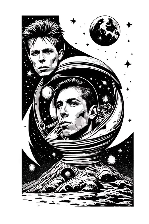 Kid Cudi Man On The Moon With David Bowie Starman Orion