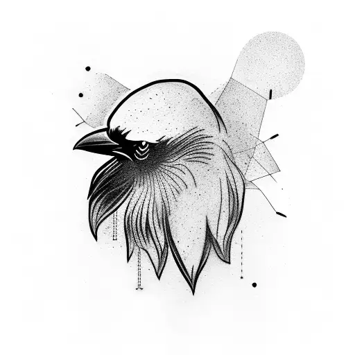 Crow Between The Shoulder And The Chest