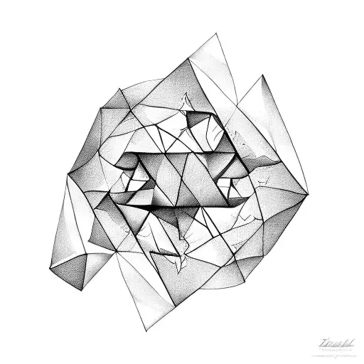 Abstract Geometric Shapes Representing The Different Facets Of Autism Spectrum Disorder