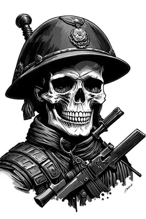 Skull And Soldier