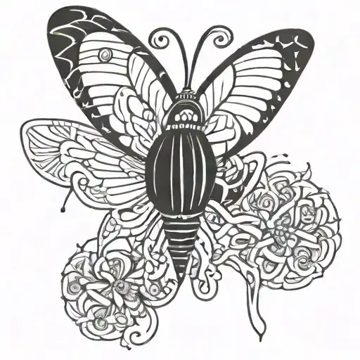 Adventure Time Skeleton Butterfly