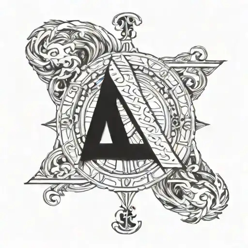 The Letter Alpha And Omega